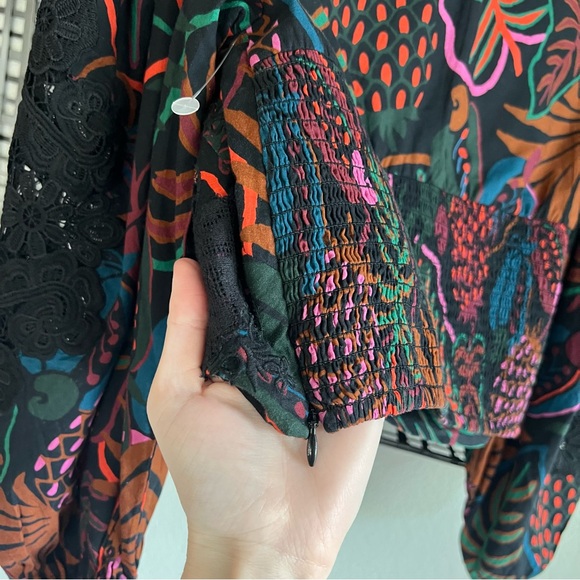 Farm Rio frutis dream puff sleeve blouse - Picture 10 of 11